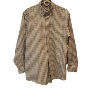 LL Bean Wrinkle Resistant Shirt Men Size 16.5-34 100% Cotton O HRR1 white